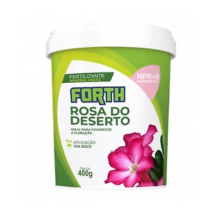 Fertilizante Adubo Rosa do Deserto 400g Forth