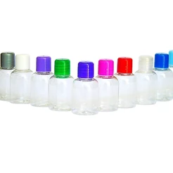 60 Frascos 30 Ml Plástico Com Tampa Rosca