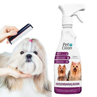 Desembaraçador De Pelos Cachorro Cães E Gatos Pet Clean 500mL
