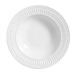 Porto Brasil Conjunto Com 6 Pratos Fundo Roma Branco Ø22Cm