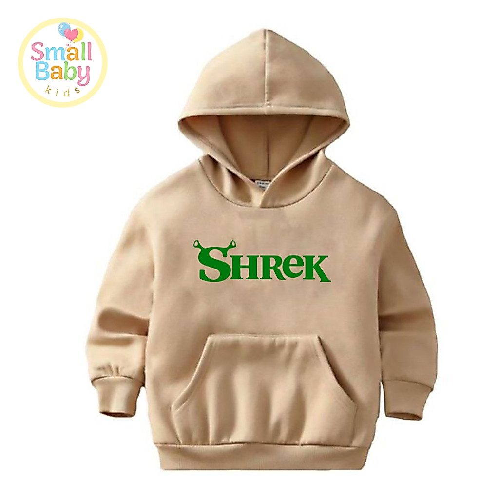 Blusa Moletom adulto e infantil  Shrek Filme personagem Estampado Com Capuz Canguru Pelúciado
