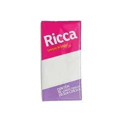 Lenço de Papel Ricca 10un