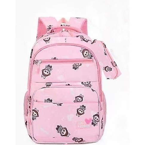 Mochila para meninas adolescentes, Kawaii, lindas mochilas escolares com estojo