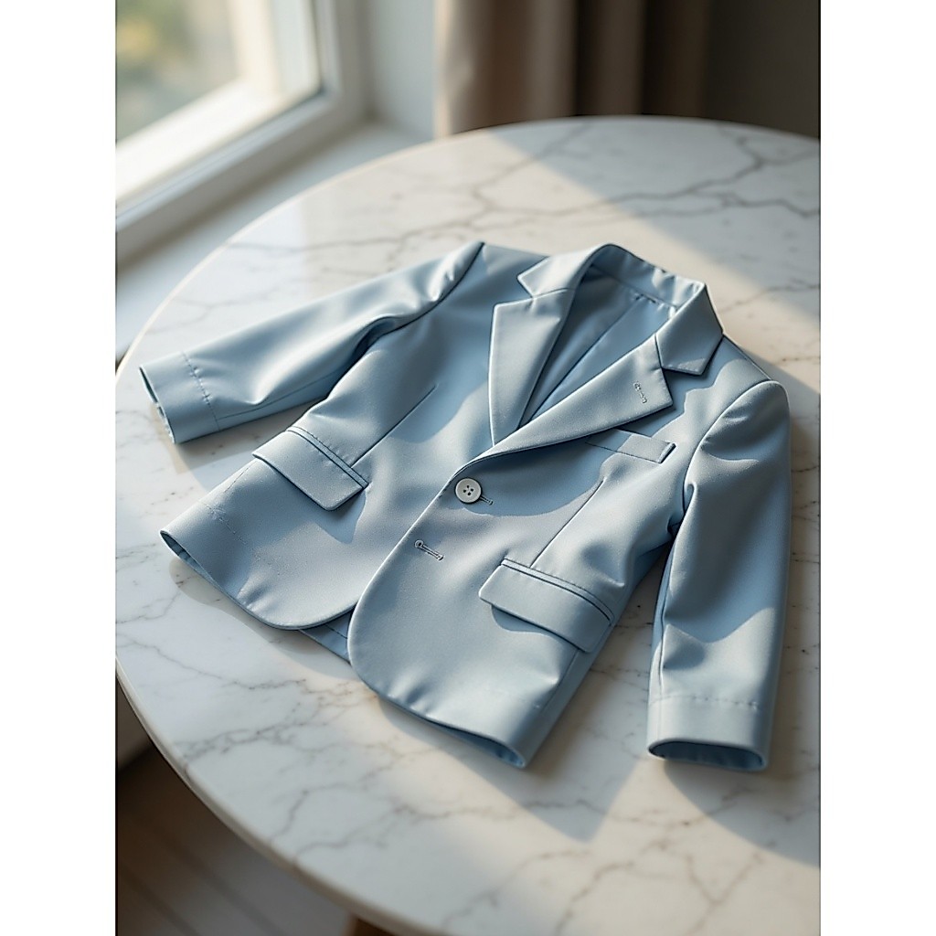 Blazer Menino social pajem casamento Azul Celeste