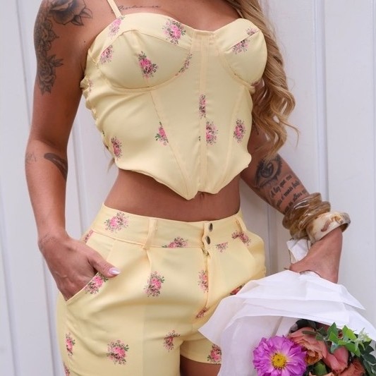 Conjunto feminino short — imagem 2 de 2