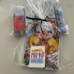 Pano de Prato Estampado – Kits 3, 5 e 10 Unidades