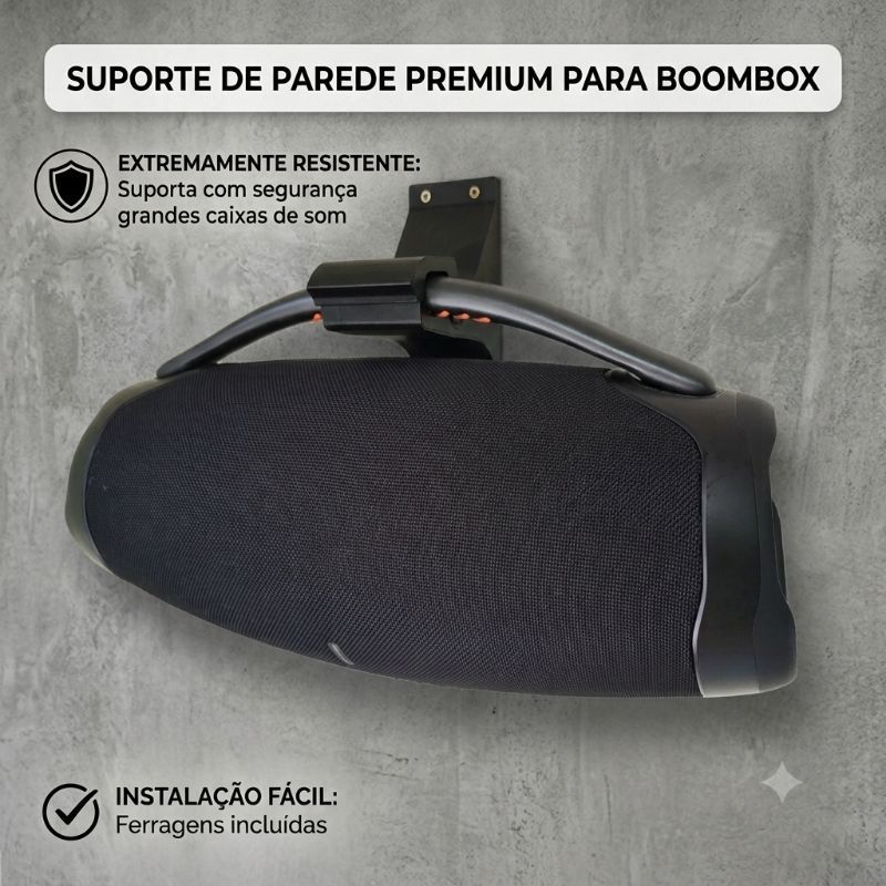 Suporte de parede para Boombox 2,3 e 4 - ULTRA RESISTENTE