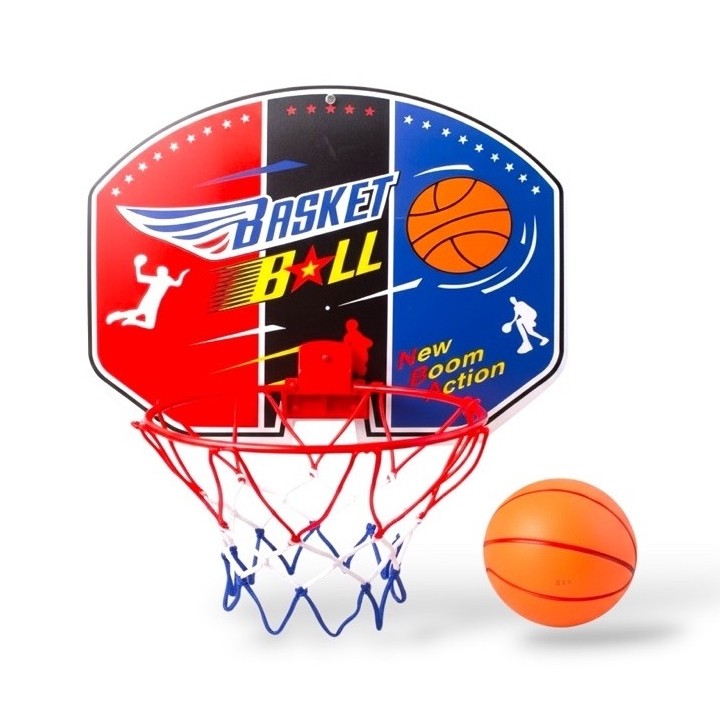 Cesta de Basquete Infantil-Mini Cesta Basquete p/ Crianças–Mini tabela de basquete infantil com bola,completo brinquedo