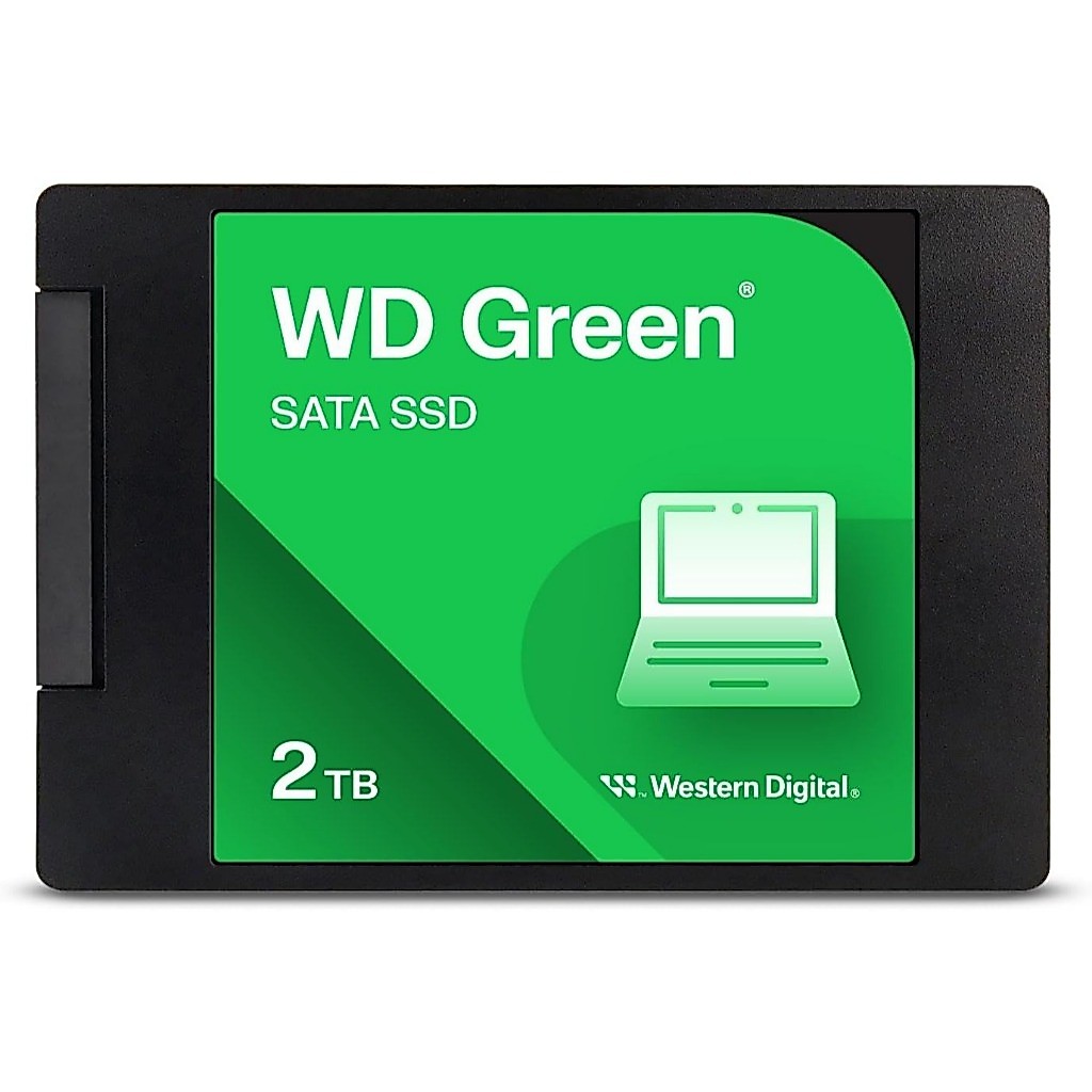 Western Digital WD Verde 1TB/2TB 2.5â € SATA SSD 545R/430W MB/s 80TBW 3D NAND 7mm
