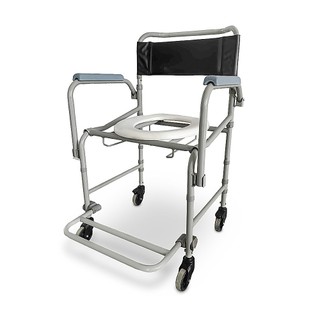 Cadeira de banho higienica adulto em aço dobravel 130 kg D40 dellamed