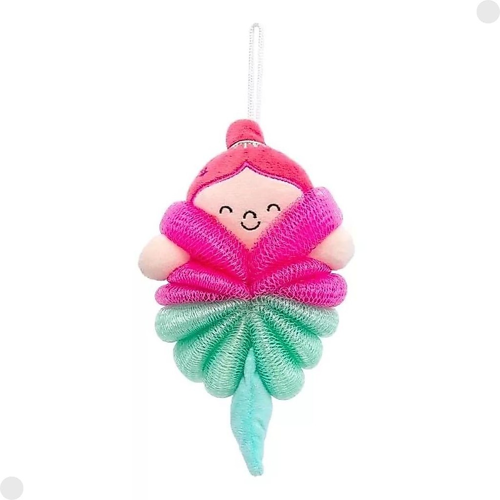 Esponja Infantil Para Banho Amigos Marinhos Sereia 18541 - Buba