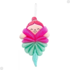 Esponja Infantil Para Banho Amigos Marinhos Sereia 18541 - Buba
