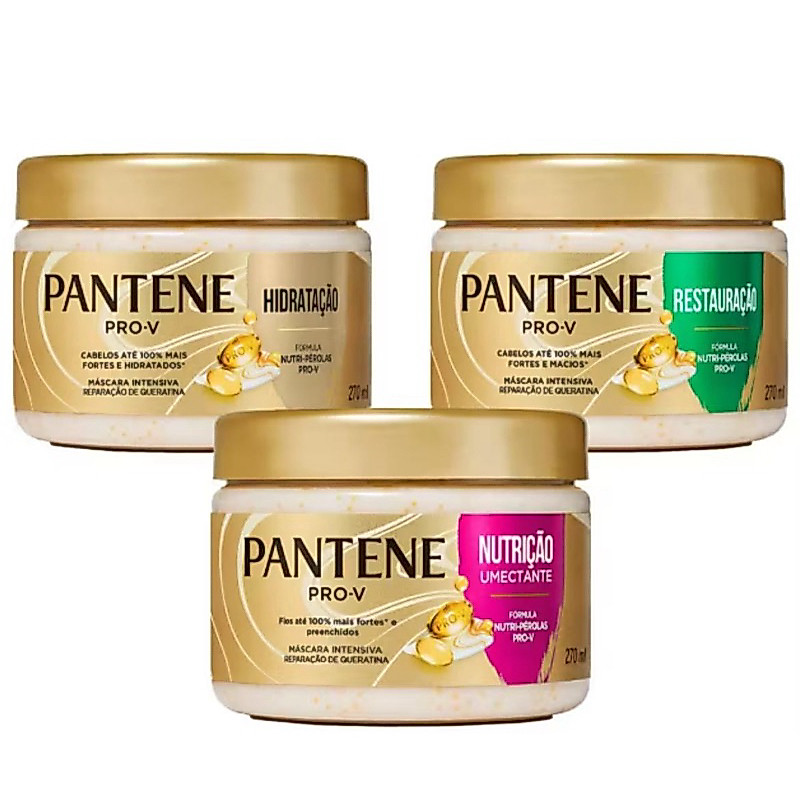 Kit Cronograma Capilar Pantene H + N + R