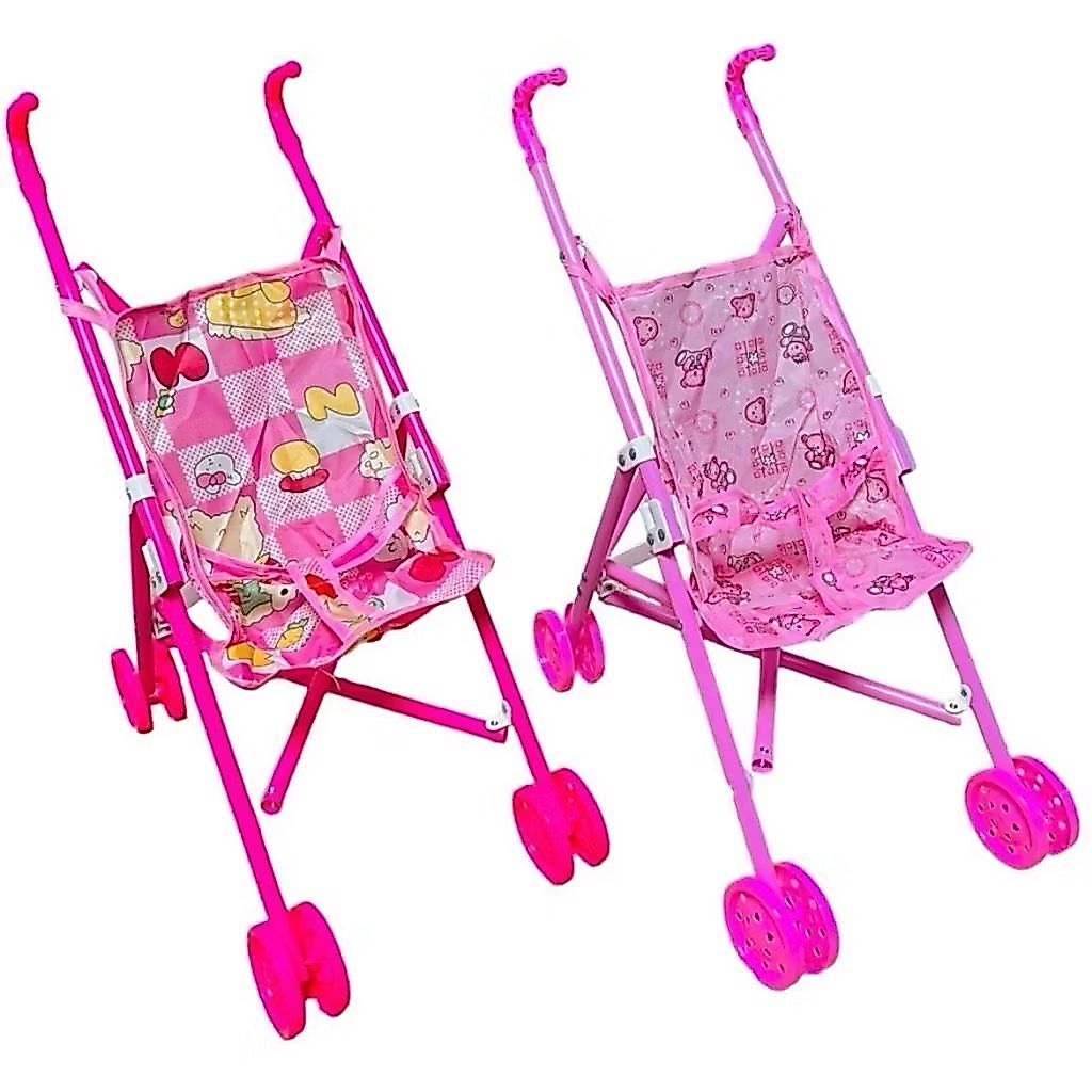 Carrinho de boneca dobrável Menina brinquedo Carrinho de Passeio para Bonecas Brinquedo Infantil