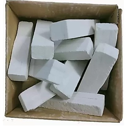 Giz Branco Para Tacos de Sinuca / Bilhar - 1/2Kg