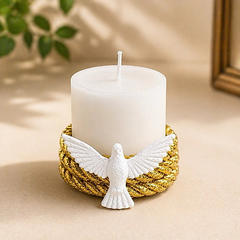 Kit Até 100 Pombinha Espírito Santo Divino Batizado Lembrancinha Casamento Aplique Artesanato Crisma