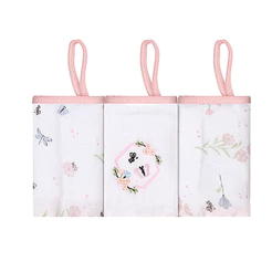 Kit Pano De Boca Papi Bordado Com Prendedor Flores - 3 Peças