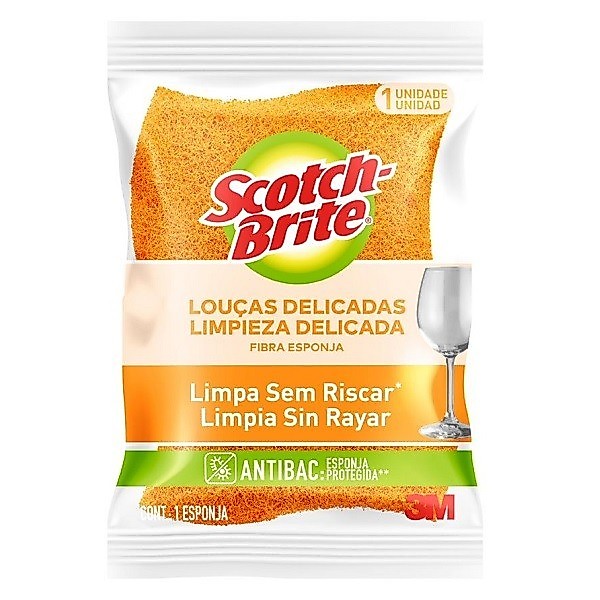 Esponja Nao Risca Laranja SCOTCH Brite 1 Unidade