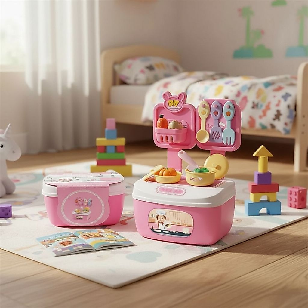 Brinquedos Cozinha Confeitaria Fazer Bolo Masterchef Menino Menina 3 Peças · foto 2