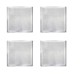 Kit - 4 Assadeiras Forma Bandeja Estampada Alumínio 35cm X 35cm Prp-004 Fc4emv - Imeca