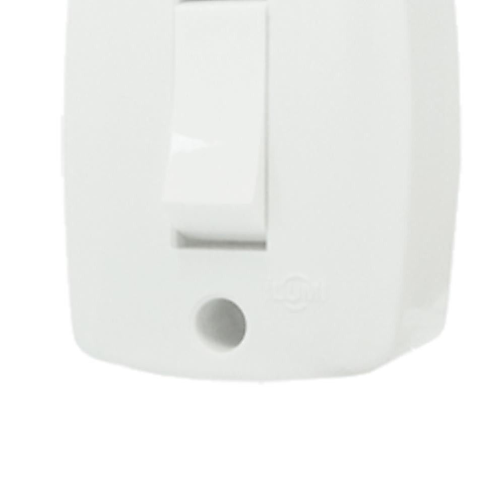 Interruptor Sobrepor Simples Retangular 6A 250V Ilumi · foto 2