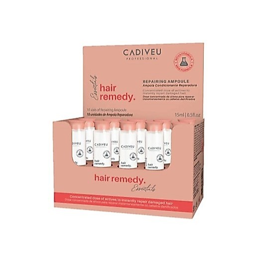Cadiveu Professional Hair Remedy Dose Reparadora 10 Ampolas de 15ml
