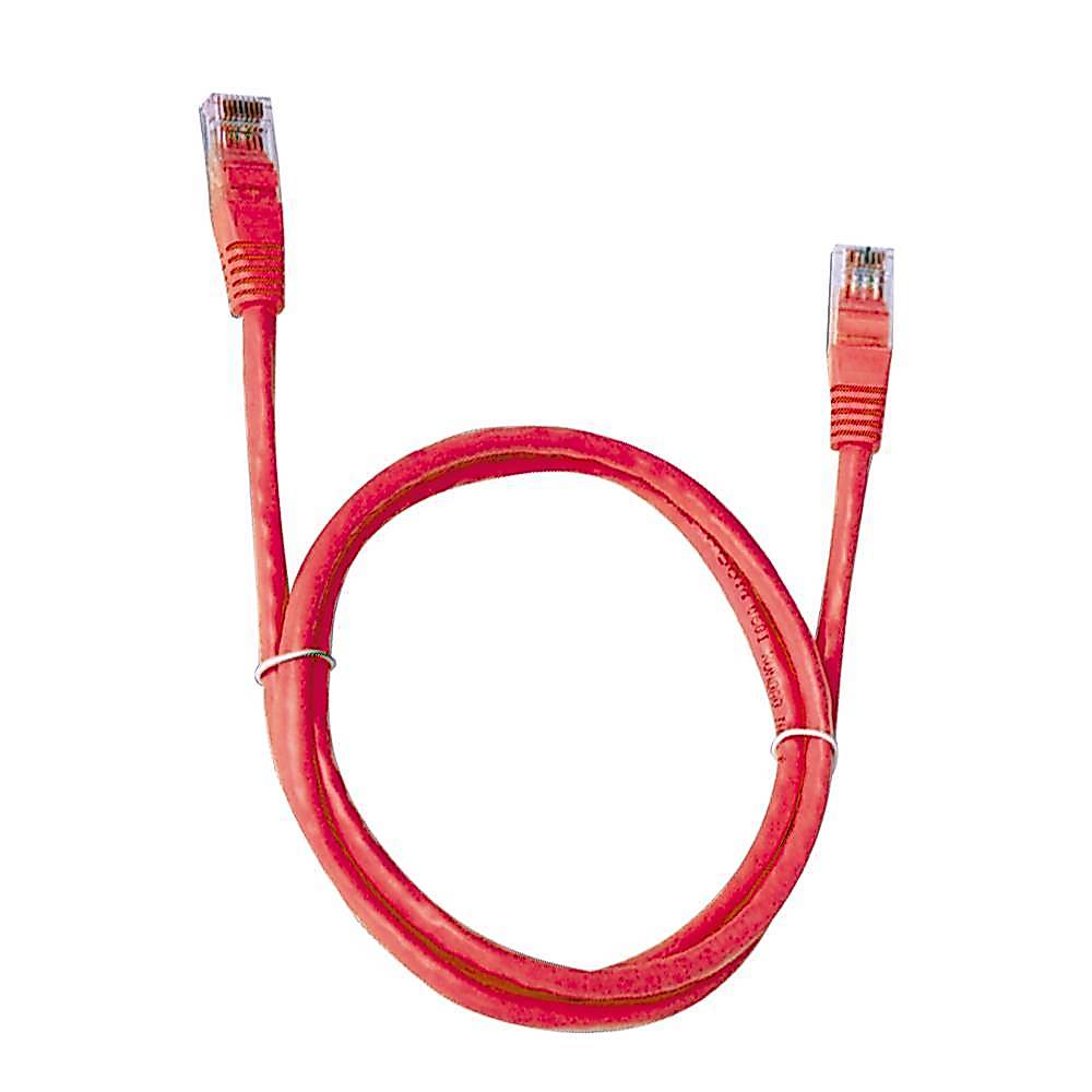 Cabo de Rede Cat.5e PlusCable Patch Cord 1,5 Metros Vermelho - PC-ETHU15RD