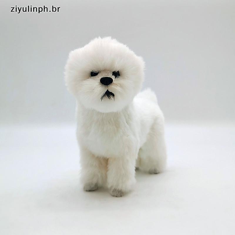 ziyulinph Bonito Boneca De Pelúcia Do Cão Simulação Brinquedos Super Realista Brinquedo Para Amantes Animal De Estimação