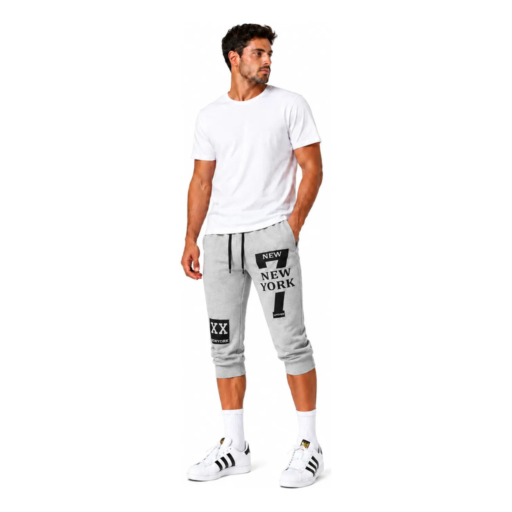 Bermuda New York Masculina Jogger Short Esportivo Lançamento