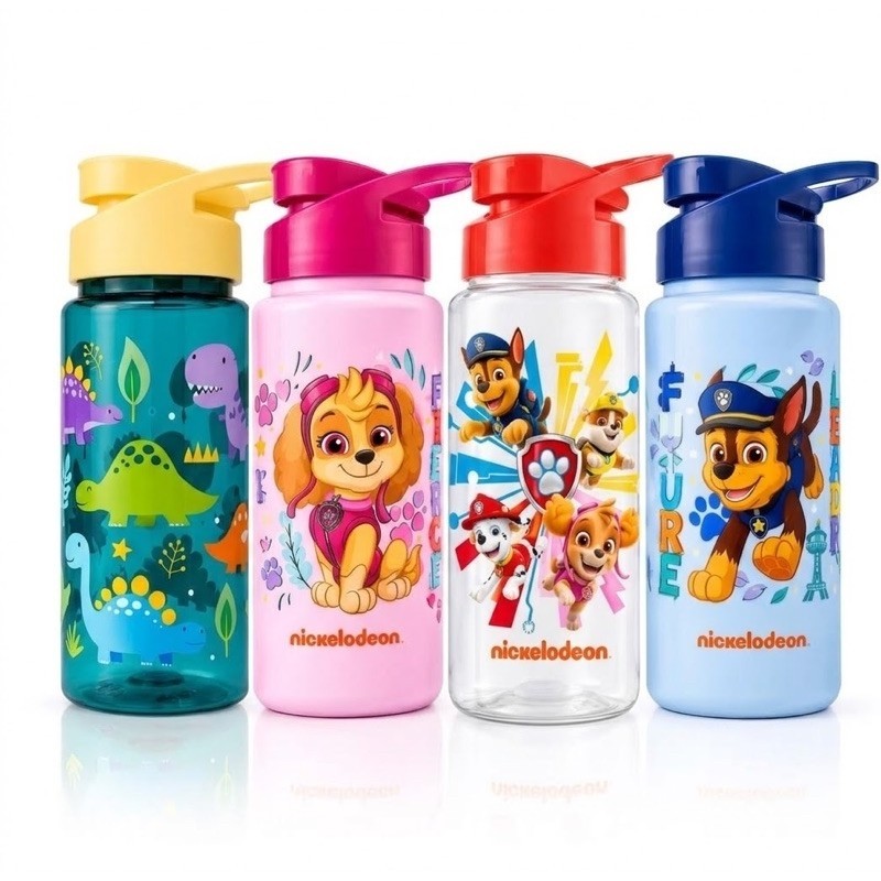 Garrafa De Água Squeeze 500ml Patrulha Canina Dino Personagem Infantil