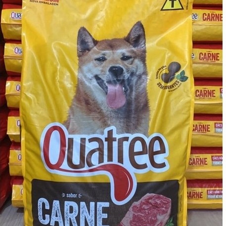 Quatree Ração Premium para Cães Adultos Sabor Carne 20kg