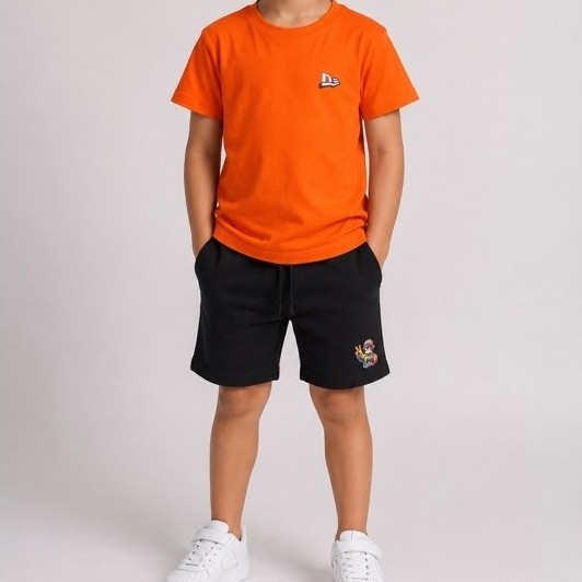 Conjunto Menino Infantil Masculino Camiseta e Bermuda 2 a 12 Anos | Look Infantil Estiloso