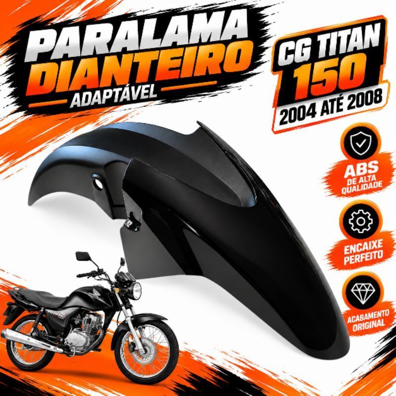 Paralama Dianteiro Cg Titan 150 2004 2005 2006 2007 2008.