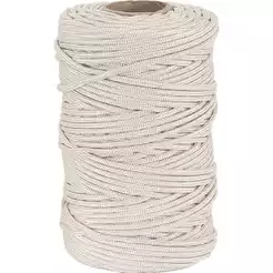 Corda Multifilamento Trançada 6 mm x 180 m Branca Vonder