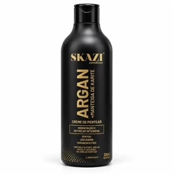 Creme Para Pentear Vegano Skazi Argan E Manteiga De Karité 400Ml – Liberado, Nutrição E Brilho