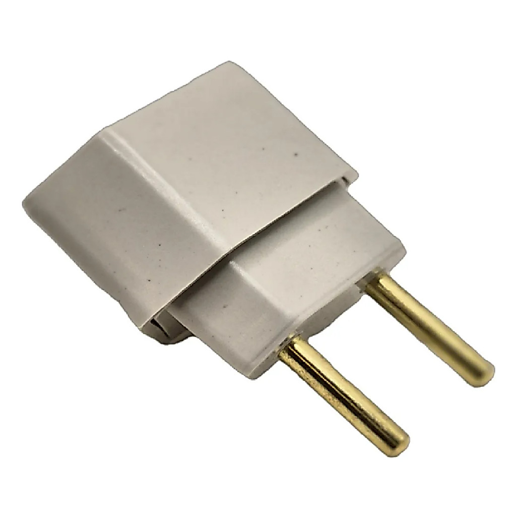Adaptador de Tomada Plug 20A 2P+T 1 ou Kit 5 Unidades Adaptador de Tomada Elétrica Branco - TRIOPLAST — imagem 2 de 2