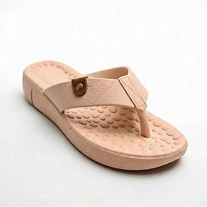 Sandália Chinelo Ortopédico  Feminina Casual anatômica com Palmilha Massageadora Confortável - 411h