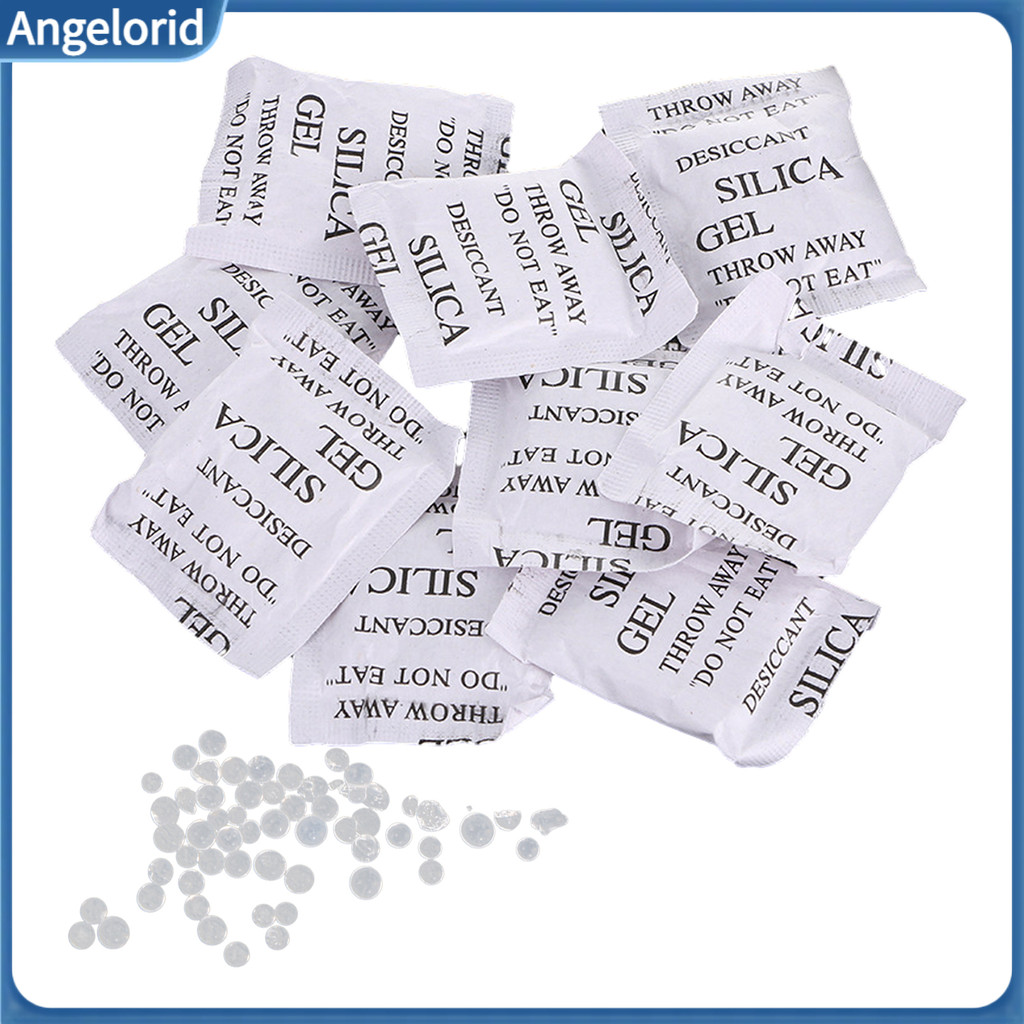 Pacotes Absorventes De Umidade , Sacos , 100 Peças , De Gel De Sílica , 1/2g , Para Eletrônicos , Joias , Câmeras , Roupas