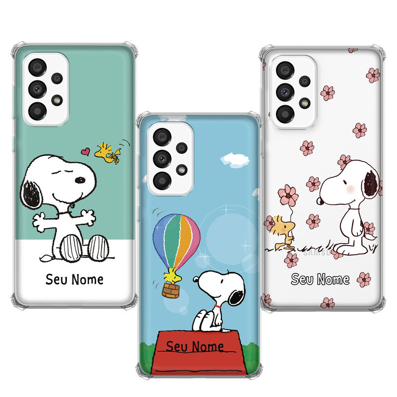 Capinha compatível com Samsung Galaxy A33 - Snoopy