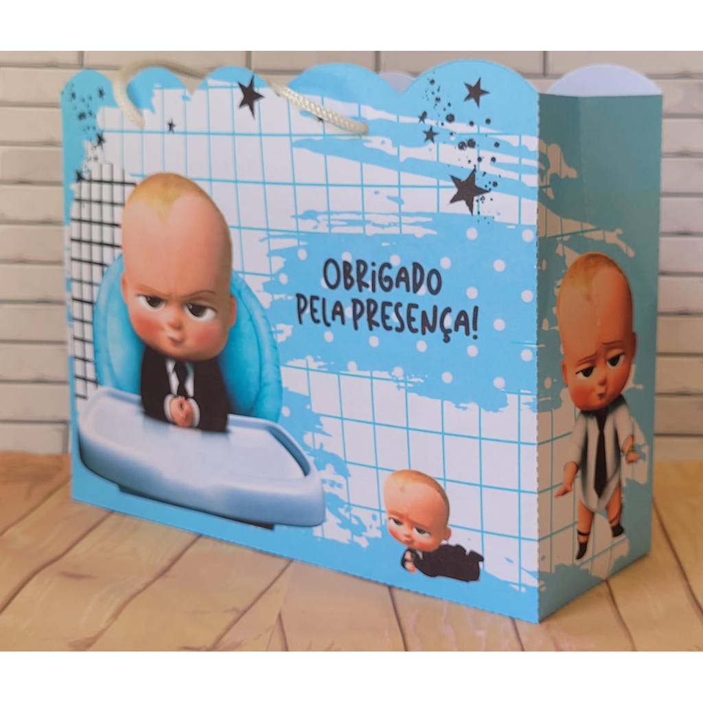 Sacolinha Surpresa Personalizada Lembrancinha  Poderoso Chefinho 2 PEGUE E MONTE