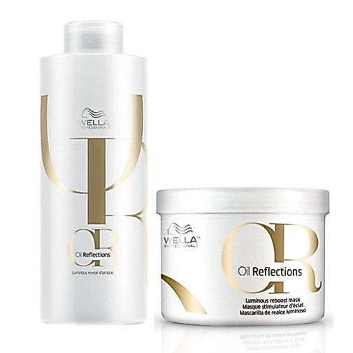 Kit Oil Reflections Shampoo e Máscara - Wella Professionals