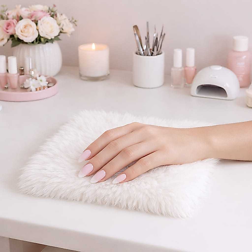 Tapete Pelúcia 30X30 Para Fotos Manicure Lavável Pêlo Alto
