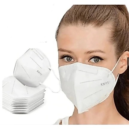 Kit 50 Máscaras KN95 Reutilizavel PFF2 Alta Proteção 5 Camadasconfortável ADULTO C/ Filtro Meltblown De Proteção Facial 