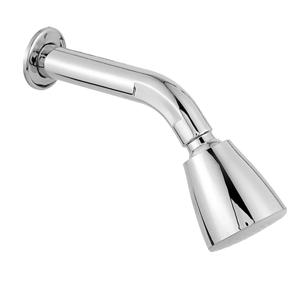 Chuveiro Articulado Ducha Fria Para Piscina e Área Externa ABS Cromado