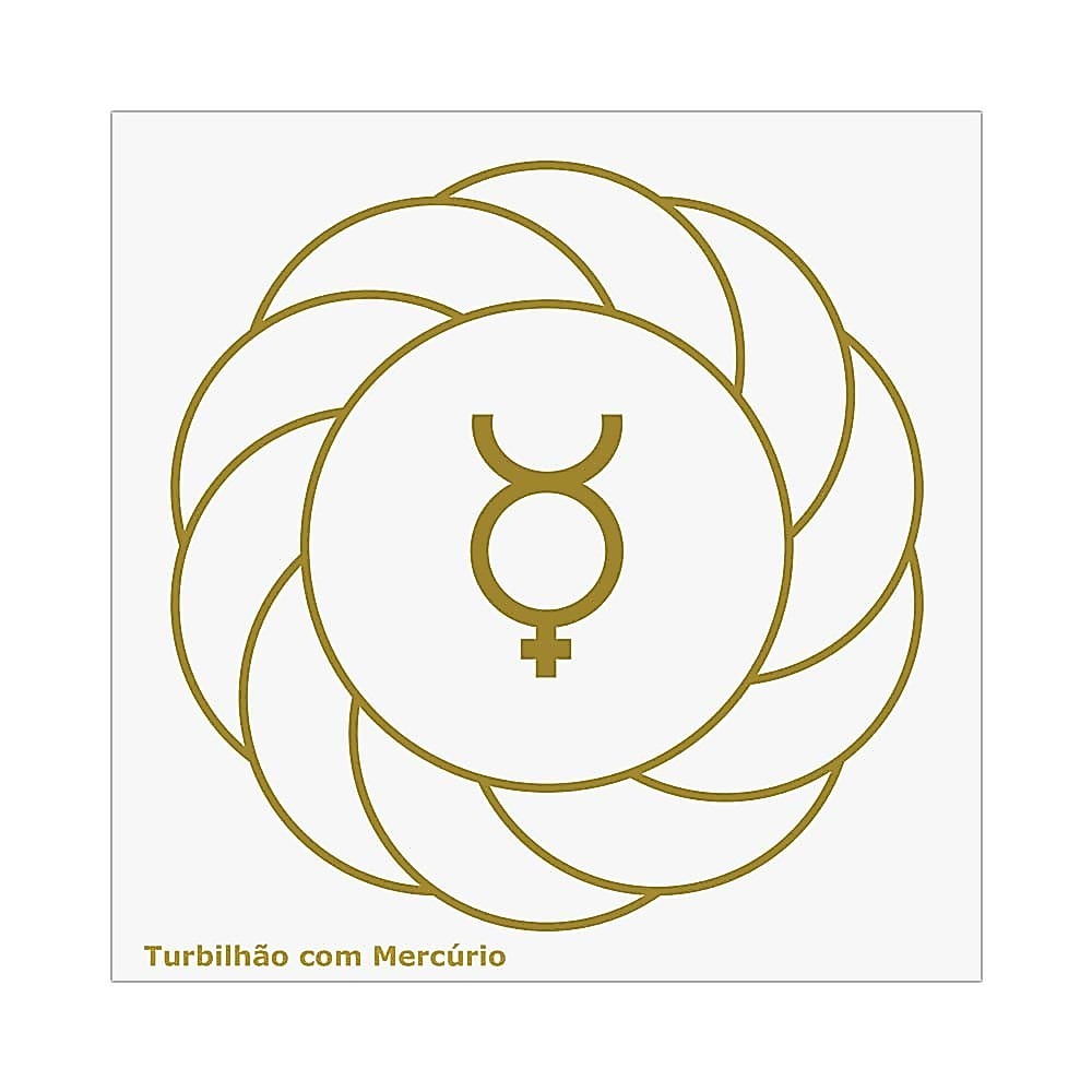 Placa Radiônica Turbilhão com Mercúrio