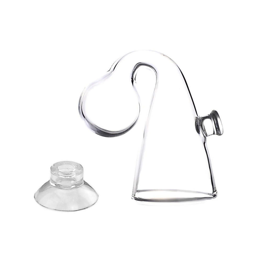 Drop Checker De Vidro Gota Com Ventosa Medidor Co2 Para Aquario Plantado