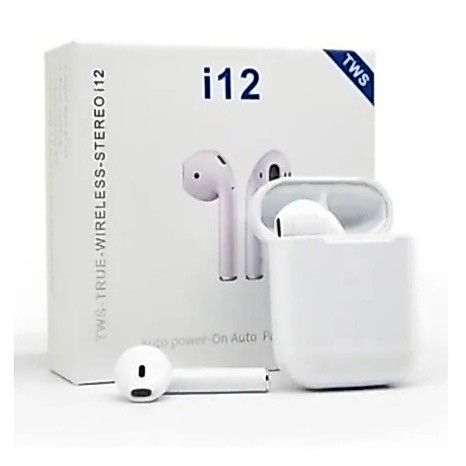 Fone de Ouvido Sem Fio i12 Tws Bluetooth Com Touch Bluetooth 5.0