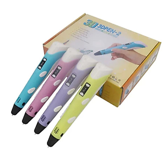 Caneta 3D Impressora Manual Infantil e Adulto Com Filamentos DIY Filamento Plastico Seguro Para Crianças-ANG
