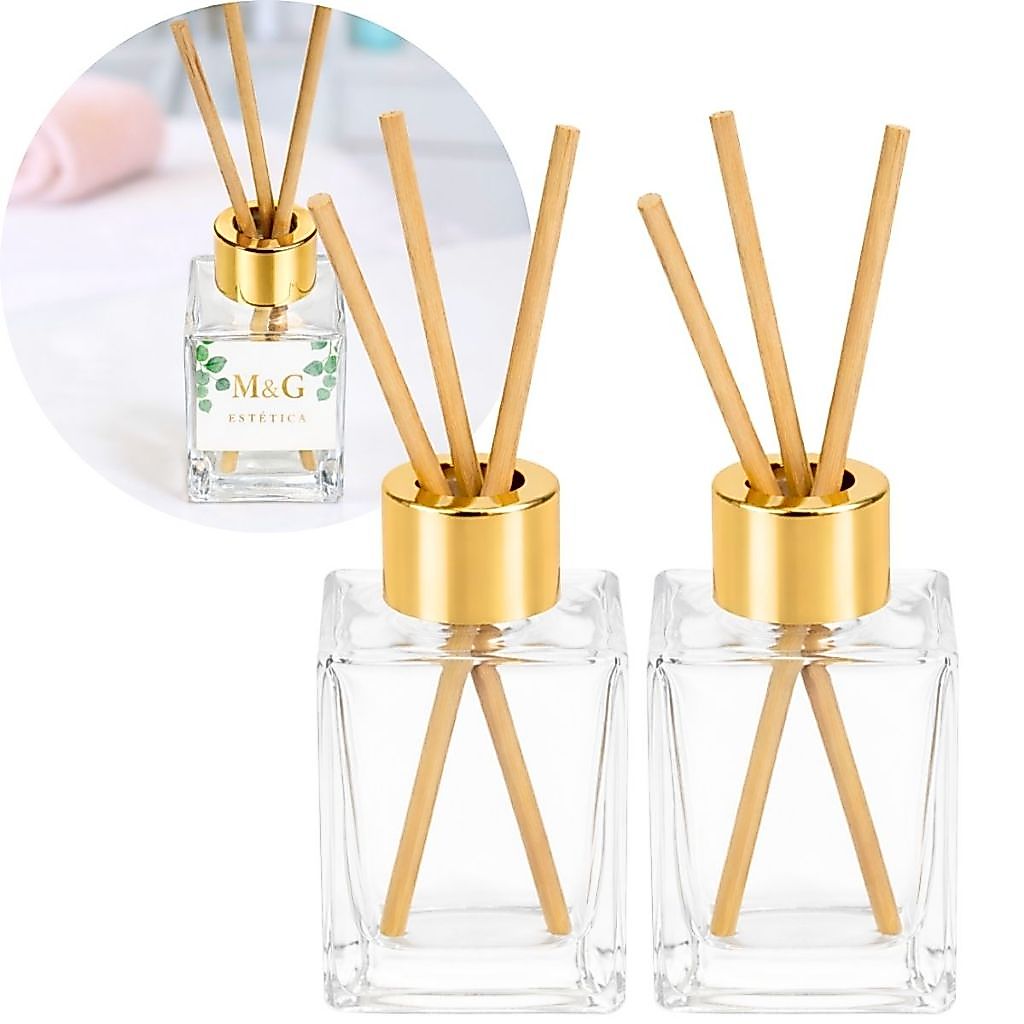 Kit 05 Frascos 30ml Difusor Luxo Aromatizador De Ambiente