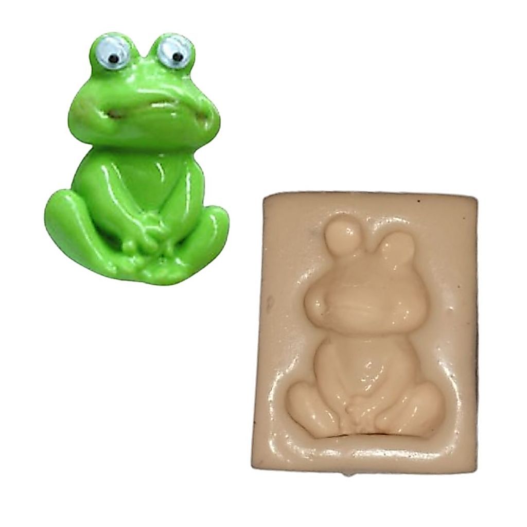 Molde de Silicone Sapo - Biscuit, Resina, Pastas e etc... (B 190)